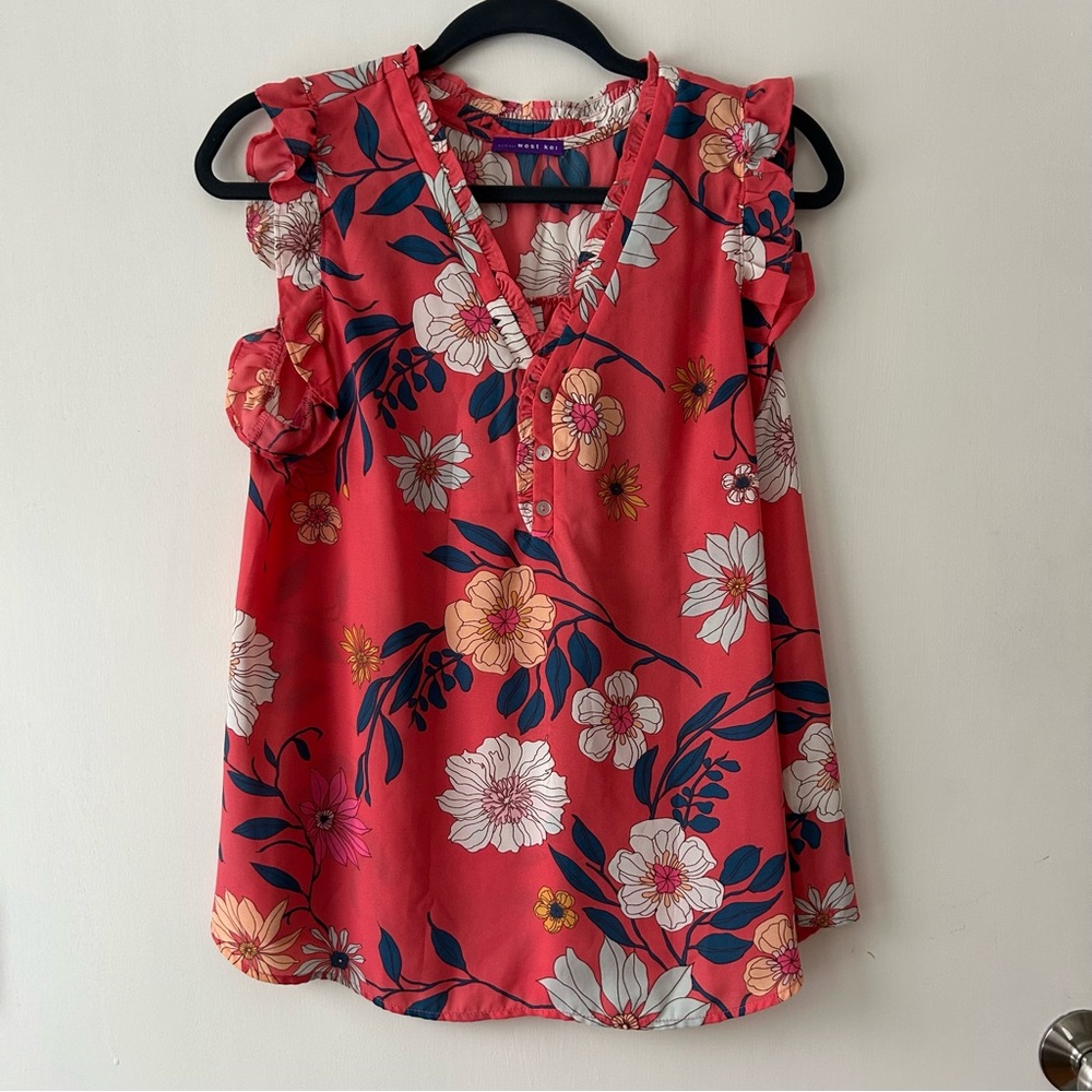West Kei Ruffle Sleeve Top